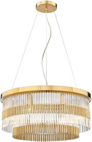 Подвесная люстра Divinare Brillante 6813/17 LM-8 (220V, на тросе, круглые)