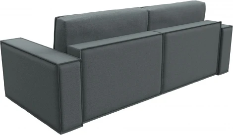 Диван прямой Куба (Серый/Рогожка) Лига Диванов арт.124097