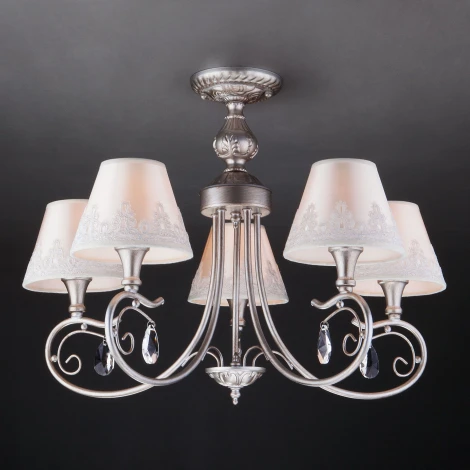 Потолочная люстра Eurosvet Incanto 60069/5 серебро (220V)