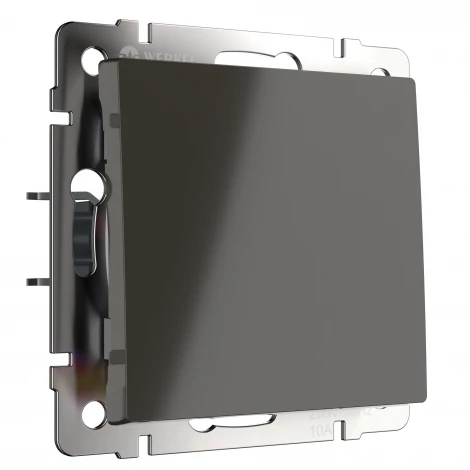 Выключатель одноклавишный (серо-коричневый) W1110007 (a050847)
