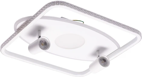 Потолочная люстра светодиодная, со спотами, с ДУ Ritter Novita 52098 0