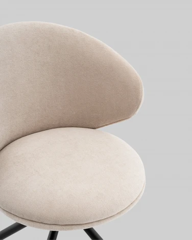 Стул Труфальд велюр бежевый Stool Group арт.УТ000041565