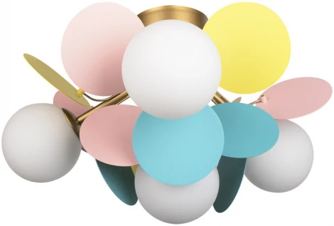 Потолочная люстра Loft It Matisse 10008/4C Mult (для детской, 220V, шарики, для девочки)