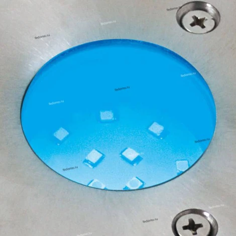 Светильник тротуарный светодиодный Horoz Inci, 1 лампа, белый с никелем и прозрачным