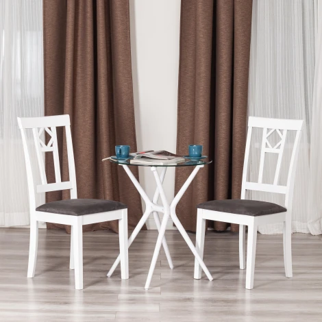 Стул Камилла сиденье мягкое (CAMILLE SOFT) / 1 шт. в упаковке (Дерево гевея, МДФ/Белый) Tetchair арт.24733