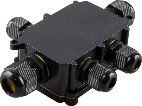 Распределительная коробка (черный) Stekker 49189