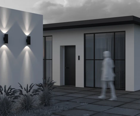 Уличный настенный светильник Outdoor O514WL-L30B3K