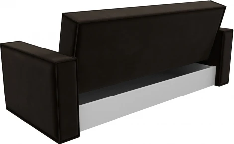 Диван-книжка Куба (Коричневый/Микровельвет) Лига Диванов арт.122049