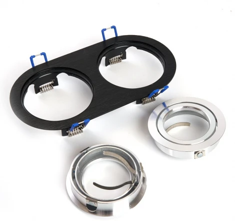 Светильник встраиваемый Feron DL2812 48462 50W G5.3 черный