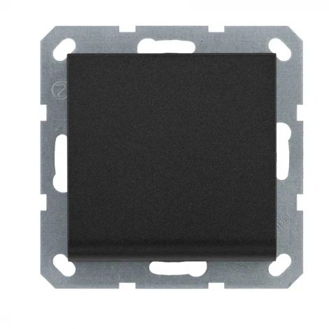 Розетка с защитной крышкой и шторками (антрацит) Jasmart G-Classic G5505B