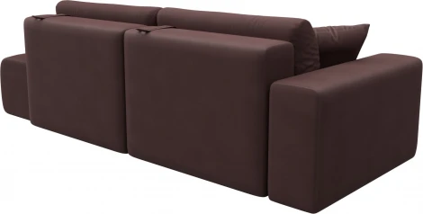 Диван прямой Лига-036 НПБ Модерн подлокотник слева Лига Диванов (Замша) арт.127719L