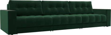 Диван прямой с декором Лига-049 НПБ Лонг Лига Диванов (Велюр) арт.128423