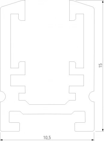 Шинопровод магнитный накладной Elektrostandard Mini Magnetic 85171/00 (черный) (2м) 85171/00 (24V)
