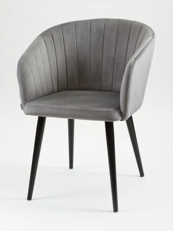 Стул MyFar Фредерик темно-серый велюр MF1041-1