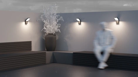 Настенный уличный светильник Paso O595WL-L12B3K (LED, 220V, IP54)