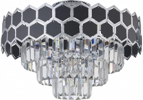 Потолочная люстра хрустальная Arte Milano Sorrento-5009 375009/4+2/20/480 CR (220V)