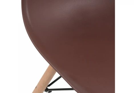 Пластиковый стул Woodville Eames PC-015 brown 11899