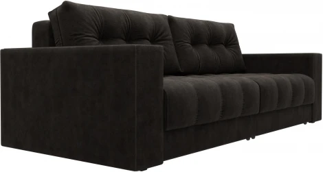 Диван прямой с декором Лига-049 НПБ Лига Диванов (Велюр) арт.128397