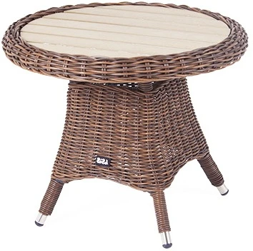 "Равенна" кофейный стол из искусственного ротанга, цвет коричневый 4SIS арт.УТ-00001775