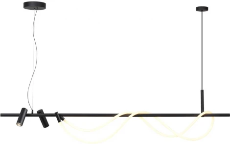 Подвесной светильник с гибким неоном Odeon Light Corda 4391/40L (LED, 220V, на тросе)