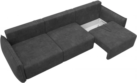 Диван прямой Лига-051 НПБ Лонг Лига Диванов (Велюр) арт.128708