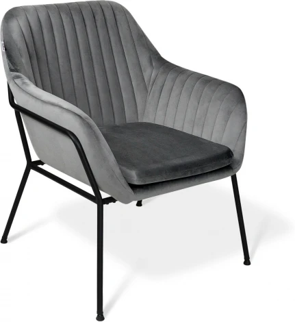 Кресло Sheffilton SHT-AMS2-1 угольно-серый/черный муар