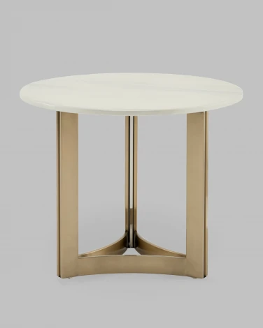 Журнальный столик Кассия 60*60 см светлая керамика Stool Group арт.УТ000041499