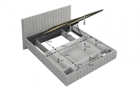 Каркас кровати Твикс 160х200 см Mebelson 176890,2173