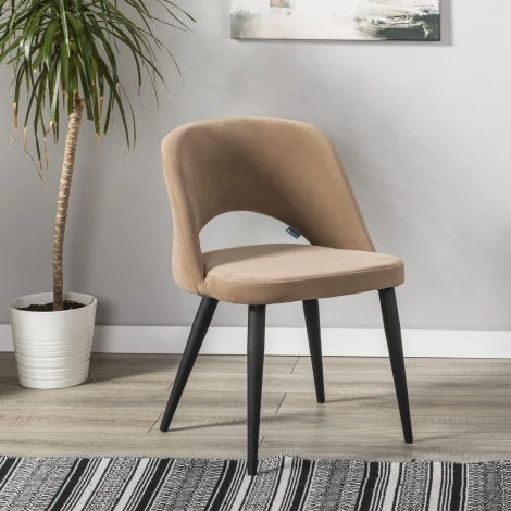 Стул Lars Diag beige/черный R-Home арт.410120130h_Diagbeige_черн