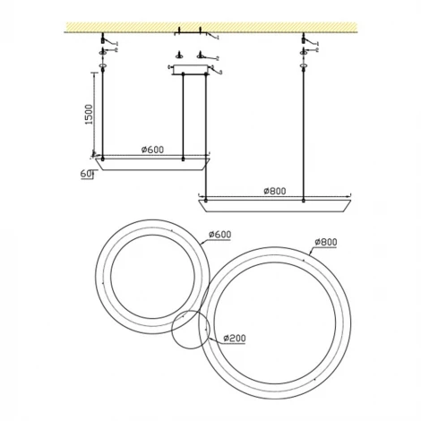 Подвесной светильник светодиодный Fluorite Ophelie FL1206-20P