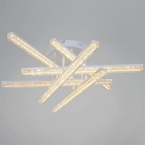 Потолочная люстра светодиодная на штанге с регулировкой цветовой температуры, яркости и ночным режимом Reluce 78290-0.3-06 WH