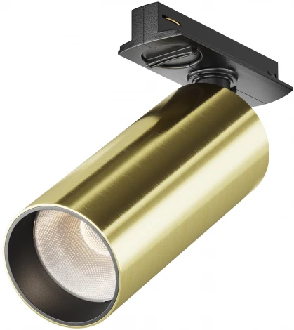 Трековый светильник однофазный 220V Maytoni Focus LED TR021-1-12W4K-W-BBS (круглые)