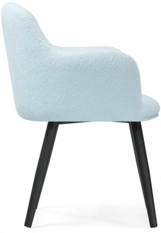 Стул Woodville на металлокаркасе Халли lamb 17 / черный 552086