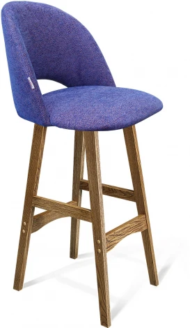 Стул барный SHT-ST34/S65 синий мираж/светлый орех от фабрики Sheffilton