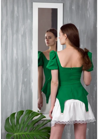 Зеркало настенное BeautyStyle 9 белый 138 см х 35 см от фабрики Mebelik