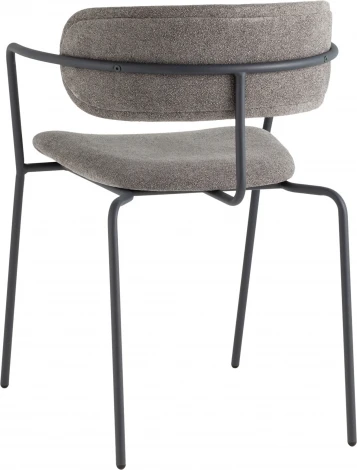 Стул Дженни букле Темно-серый каркас антрацитово-серый муар Stool Group (арт.УТ000039184)