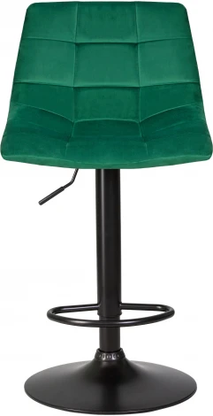 Стул барный DOBRIN TAILOR BLACK (зеленый велюр (MJ9-88)) 5017_BlackBase-LM BLACK, цвет сиденья зеленый (MJ9-88), основания черный