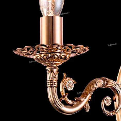 Бра Crystal Lux Stefania AP1 (220V, подсвечник, свеча)