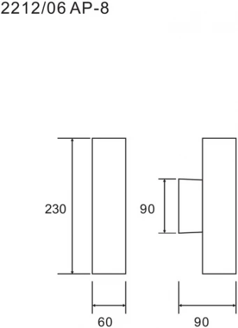 Настенный светильник Divinare Cottero 2212/06 AP-8 (LED, 220V, круглые)