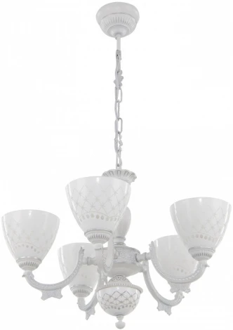 Подвесная люстра Arte Milano AM343837 343837/5 WT+SL (220V, на цепи)