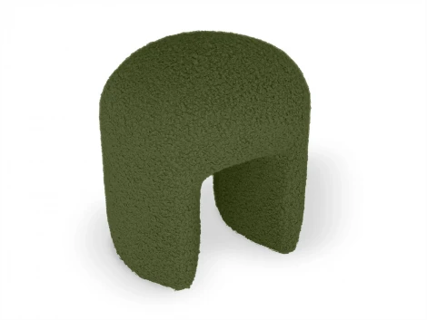 Пуф ОГОГО Shaggy (Искусственный мех/Зеленый)