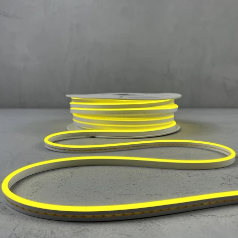 Односторонний Гибкий Неон 8х16мм Желтый 12В, IP65 Laitcom FR-23514