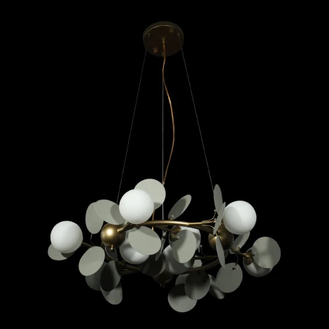 Подвесная люстра Loft It Matisse 10008/700 Grey (220V, на тросе, цветы, шарики)