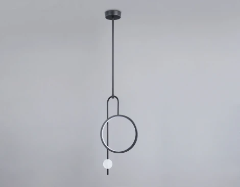 Подвесной светильник светодиодный на штанге Ambrella COMFORT FL66435 (220V, кольцо)