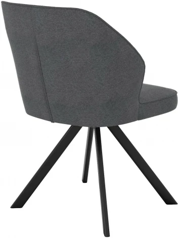 Стул DikLine 233 поворотный NS13 GRAPHITE, ножки черные арт.00-00074668