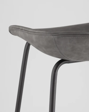 Стул барный Stool Group Beetle Lite PU серый УТ000001230