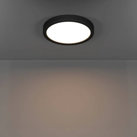 Настенно-потолочный светильник с регулировкой цветовой температуры Eglo Fueva 6 901325 11,5W(LED) 2700K, 4000K, 6500K, пластик, черный, белый