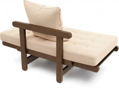 Кресло Arsko Сламбер орех бежевый велюр