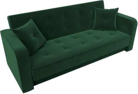Диван-книжка Тур (Зеленый/Велюр) Лига Диванов арт.121776
