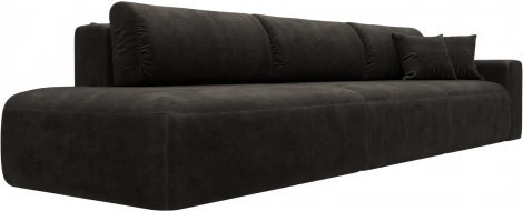 Диван прямой Лига-036 НПБ Модерн Лонг подлокотник справа Лига Диванов (Велюр) арт.127688